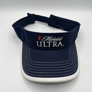 Michelob Ultra Golf Hat Sun Visor Advertisement Blue White OS